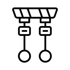 Medical Olympic Rings Outline Icon