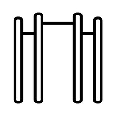 Kid Park Play Outline Icon