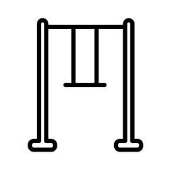 Kids Nature Park Outline Icon