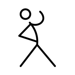 Fitness Grid Gym Outline Icon