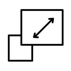 Agile Arrows Expand Outline Icon