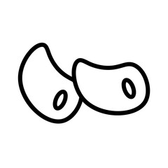 Jelly Sugar Beans Outline Icon