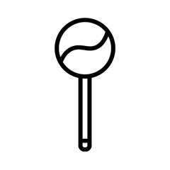 Kids Sugar Candy Outline Icon