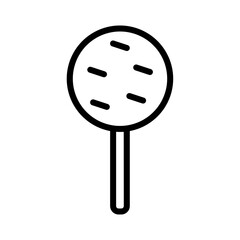 Lollipop Lolly Candy Outline Icon