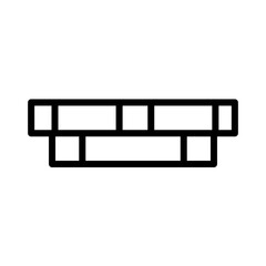 Building City Brick Outline Icon
