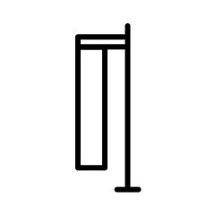 Flag Poster Banner Outline Icon