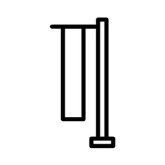 Flag Poster Banner Outline Icon