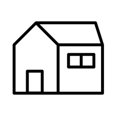 Estate Home House Outline Icon