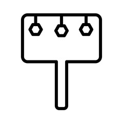 Ad Business Poster Outline Icon