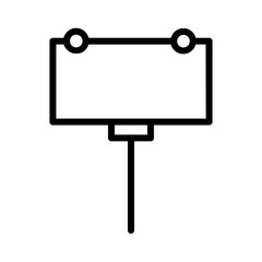 Ad Business Poster Outline Icon
