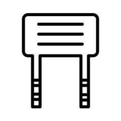 Ad Business Poster Outline Icon