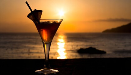 Cocktail al tramonto