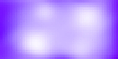 Purple lilac wide pattern in the form of a mosaic. Blurred background. Multicolor website banner, desktop, template, gradient. Decoration for holidays Christmas, New Year, Valentine, Halloween, Easter