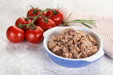 Canned tuna fish for salad