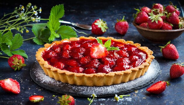 Torta di fragole