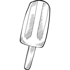 ice cream handdrawn illustration