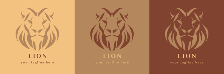 Lion logo vector