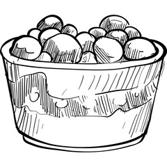 grape handdrawn illustration