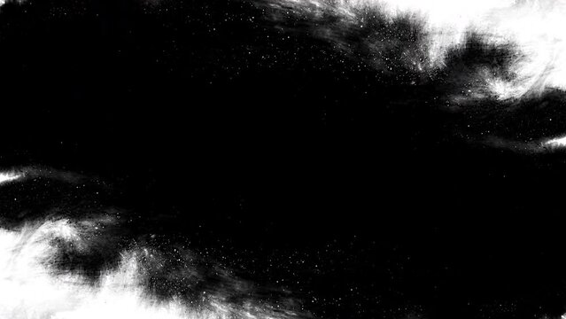 black ink streams crossing effect grunge punk and dirty title template abstract background video effect film quality details 4k rorschach	
