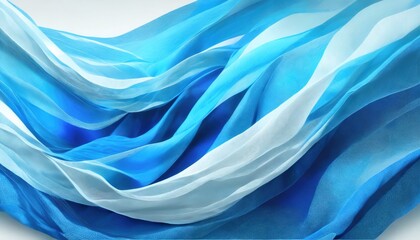 Obraz premium Abstrakte blaue Wellen