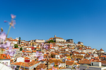 View at the town from above, Coimbra