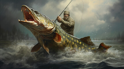 Pike fishing