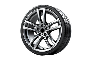 View of Luxury car Velg On Transparent Background