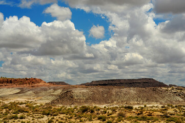 Rugged and Desolate Landscape Petrified Forest Arizona