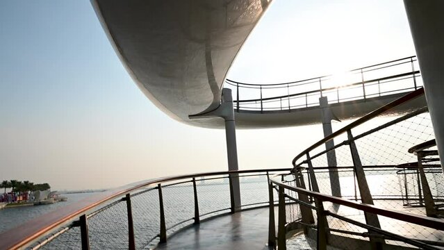 View of Watch Tower in Dubai Creek Harbor