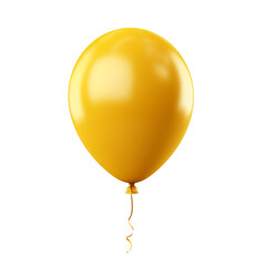 Air balloon isolated on transparent background. AI generated.