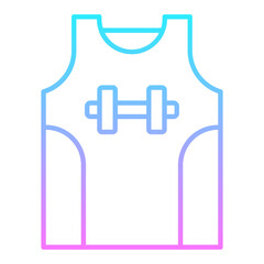 Gym T Shirt Icon