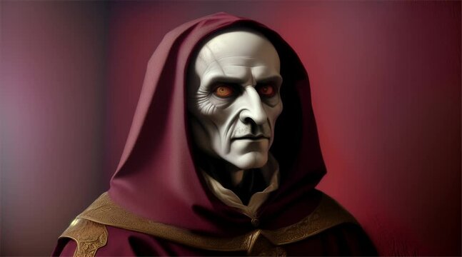 マントを着た恐ろしい男｜scary man in a cloak Generative AI