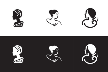 vector collection of women's logos