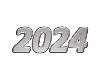 2024 new year text effect element