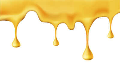 Honey dripping border background