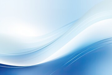abstract blue wave background template for powerpoint presentation 