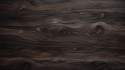 Close-up photo of dark wood with textured surface - obrazy, fototapety, plakaty