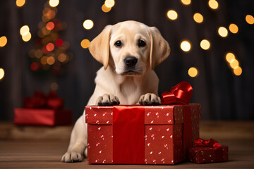 Christmas Labrador