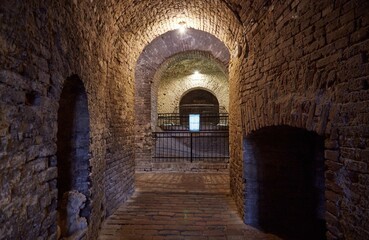 The underground portion of Belgrade Fortress, only accessible with a tour