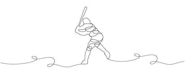olympic event baseball line art illustration