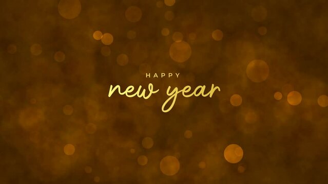 happy new year 2024, beautiful background, happy new year celebration. Animated text  Happy New Year 2024. shining happy new year 2024