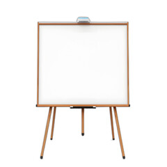 whiteboard isolated on transparent or white background, png
