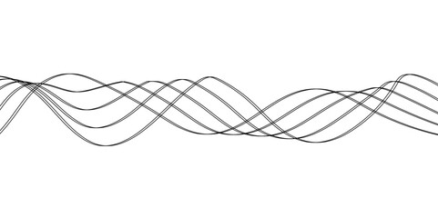 Abstract white background with a glowing abstract waves. Abstract wave element for design. Digital frequency track equalizer, Futuristic background design. Long exposure, Light painting photography.