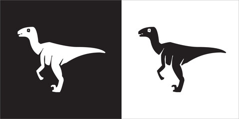 Illustration vector graphics of dinosaur icon