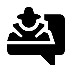 Hacker Phishing Solid Icon