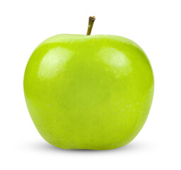 green apple isolated on transparent png