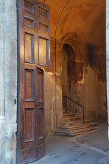 Historic buildings of Rieti, Italy