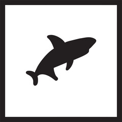 shark, pictogram