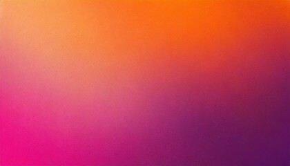 orange pink magenta purple abstract color gradient background grainy texture effect web banner header poster design - obrazy, fototapety, plakaty