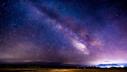 night sky milky way and star on dark background universe filled with stars nebula and galaxy with noise and grain photo by long exposure and select white balance - obrazy, fototapety, plakaty